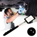 Car 360° Inspection Mirror LED Light Telescoping Mirrors Extend Mechan