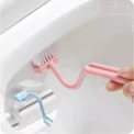 Curved Brush Cleaning Toilet S-shaped Small Toilet Brush Portable Wc Scrubber Curved Side Bending Long Handle Corner Brush