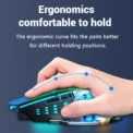 Rechargeable Wireless Mouse Gaming Computer Silent Bluetooth Mouse USB Mechanical E-Sports Backlight PC Gamer Mouse For Computer - Image 2