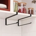 Kitchen Tissue Holder Punch-Free Paper Towel Holder Hanging Toilet Roll Paper Holder Towel Rack Bathroom Cabinet Door Hook Orga - Image 5