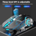 Rechargeable Wireless Mouse Gaming Computer Silent Bluetooth Mouse USB Mechanical E-Sports Backlight PC Gamer Mouse For Computer - Image 6