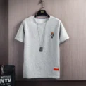 Bear T-shirt Men Women Solid Color O Neck Short-sleeved Tops Summer  Loose Half-sleeve T Shirt Unisex M-4XL - - Image 2