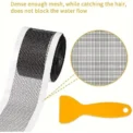 5~100m Cutable Shower Drain Hair Catcher Self-Adhesive Floor Drain Stickers Disposable Mesh Sink Strainer Filter Fo - Image 3