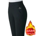 Thin & Thick Warm Winter Pencil Pants Womens Snow Plush Strench Lady OL SkinnyTrousers Femal Thichen Slim Clothing Leggings - Image 3