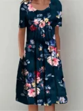 Plus Size Fashion Elegant Women Dress Loose Casual Dress Women Dress New Temperament - Image 3