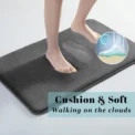 Absorbent Floor Mat Non Slip Bath Mat Anti Slip Coral Velvet Bathroom Floor Mat Door Mat Home Decoration - Image 3
