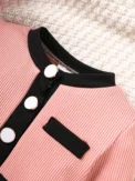 Baby spring and autumn fashion elegant temperament comfortable breathable dress - Image 3