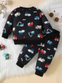Baby autumn soft, comfortable and breathable cartoon suit - Image 2