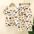 Children Underwear Set Pure Cotton Summer Autumn New Boys Long-sleeved Pajamas Girls Home Clothing Children's Clothing - Image 3