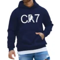 Men's Patchwork Fleece Warm Streetwear MaleHooded Sweatshirt Hoodies Clothing Casual Loose Fashion Autumn Winter Sports Outwear - Image 2