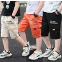 New Summer Teenage Boys Pants Casual Letter Short Trousers For Kids 4-14 Years Children Comfortable Pants - Image 2