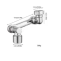 2pcs Faucet Extender, ABS Robotic Arm,Single Mode,1080° Rotating Universal Faucet Extension, Swivel Faucet For Bathroom Sink - Image 6