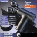 New Mini Double Headed Fascia Gun Portable Fitness Muscle Electric Massage Gun Relaxing Cervical Fascia Gun - Image 6