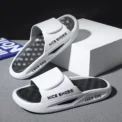 New Men's Slippers Summer Indoor Outdoor Anti-Slip Wearing Sensation INS Trendy Fashion Beach Sports Sandals Comfortable Slip-On - Image 3