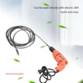 1/2/3/4/5/8/10 Meter Drain Cleaner 10mm Dia Pipe Shaped Head Pipe Unclogger Sewer Sink Basin Clogged Remover Cleaning Tool - Image 4