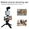 Smartphone Vlogging Kit With Tripod Phone Holder Mini Microphone LED Fill Light Starter For TikTok Live Stream Video YouTube - Image 3
