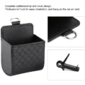 Car Phone Holder Mount Air Vent Hanging Storage Box Car Mobile Phone Bag PU Leather Glasses Organizer Support in Car Accessories - Image 5