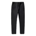 Men's casual pants, semi elastic waistband, nylon ice silk elastic straight tube, light gray, business gentleman, summer casual - Image 6