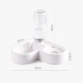 Corner Dog Bowl Pet Automatic Feeder Small Dog Cat Drinking Bowl For Dog Water Drinking Cat Feeding Large Capacity Dispenser - Image 5
