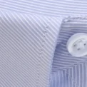 8XL Plus Size Men's Top Quality Dress Shirts Long Sleeve Slim Fit Solid Striped Business Formal White Shirt Male Social Clothing - Image 5