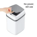 Kitchen Trash Bin 13L Bathroom Touch Trash Can In The Toilet Smart Garbage Bucket Waste Bins Dustbin Smart Trash Can Kitchen - Image 5
