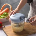 500/900ML Manual Meat Mincer Garlic Chopper Rotate Garlic Press Crusher Vegetable Onion Cutter Kitchen Cooking Accessories - Image 2