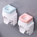 Creative Wall Mount Automatic Toothpaste Dispenser Bathroom Accessories Waterproof Lazy Toothpaste Squeezer Toothbrush Holder - Image 3