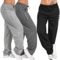 2024 Fashion Casual Joggers Women's Hip Hop High Waist Baggy Sweatpants Running Jogging Sports Pants Trousers Casual Streetwear - Image 3
