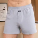 1pcs Male Arrow Pants Men Cotton Boxers Shorts Loose Mid-Waisted Men's Plus Size Underwear Homewear Comfortable Panties - - Image 4