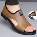 Brand Man Sandals Designer Fashion Leather Casual for Men Summer Comfortable Beach Slippers Outdoor Non-slip Men Sandalias 2025 - Image 4
