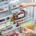 60/10PCS Reusable Zipper Bag Stand Up Zip Freezer Bags Refrigerator Vegetable Fruit Sealing Containers Leakproof Storage Pouch - Image 5