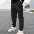 New Spring Autumn Boys Pants Casual Long Style Trousers For Kids 3- 12 Years Old Teenage Children Sport Outdoor Pants - Image 3