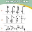 2/3 Modes Universal Kitchen Faucet Adapter 360 Rotation Faucet Filter Extenders Kitchen Gadgets Spray Water Saving Tap Nozzle - Image 5