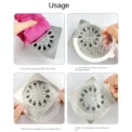 Disposable Anti-blocking Filter Floor Drain Sticker Mesh Hair Catcher Stopper Shower Drain Cover Kitchen Bathroom Sink Blocker - Image 5