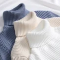Women Fall Turtleneck Sweater Knitted Soft Pullovers Cashmere Jumpers Basic Soft Sweaters For Women 2025 Autumn Winter - Image 4
