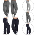 2024 Fashion Casual Joggers Women's Hip Hop High Waist Baggy Sweatpants Running Jogging Sports Pants Trousers Casual Streetwear - Image 2