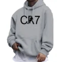 Men's Patchwork Fleece Warm Streetwear MaleHooded Sweatshirt Hoodies Clothing Casual Loose Fashion Autumn Winter Sports Outwear - Image 6