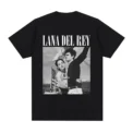 Singer Lana Del Rey Print T Shirt Men Women Fashion Hip Hop Streetwear Harajuku Short Sleeve Plus Size T Shirt Unisex - Image 2