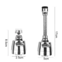 Faucet Adapter Aerator 3 Modes 360 Rotatable Bubbler High Pressure Faucet Filter Extender Water Saving Tap Nozzle Kitchen Gadget - Image 5