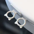 Toilet Seat Lifters Multifunction Silicone Self-Adhesive Cabinet Door Handle Avoid Touching Toilet Lid Handle Wc Accessories - Image 3