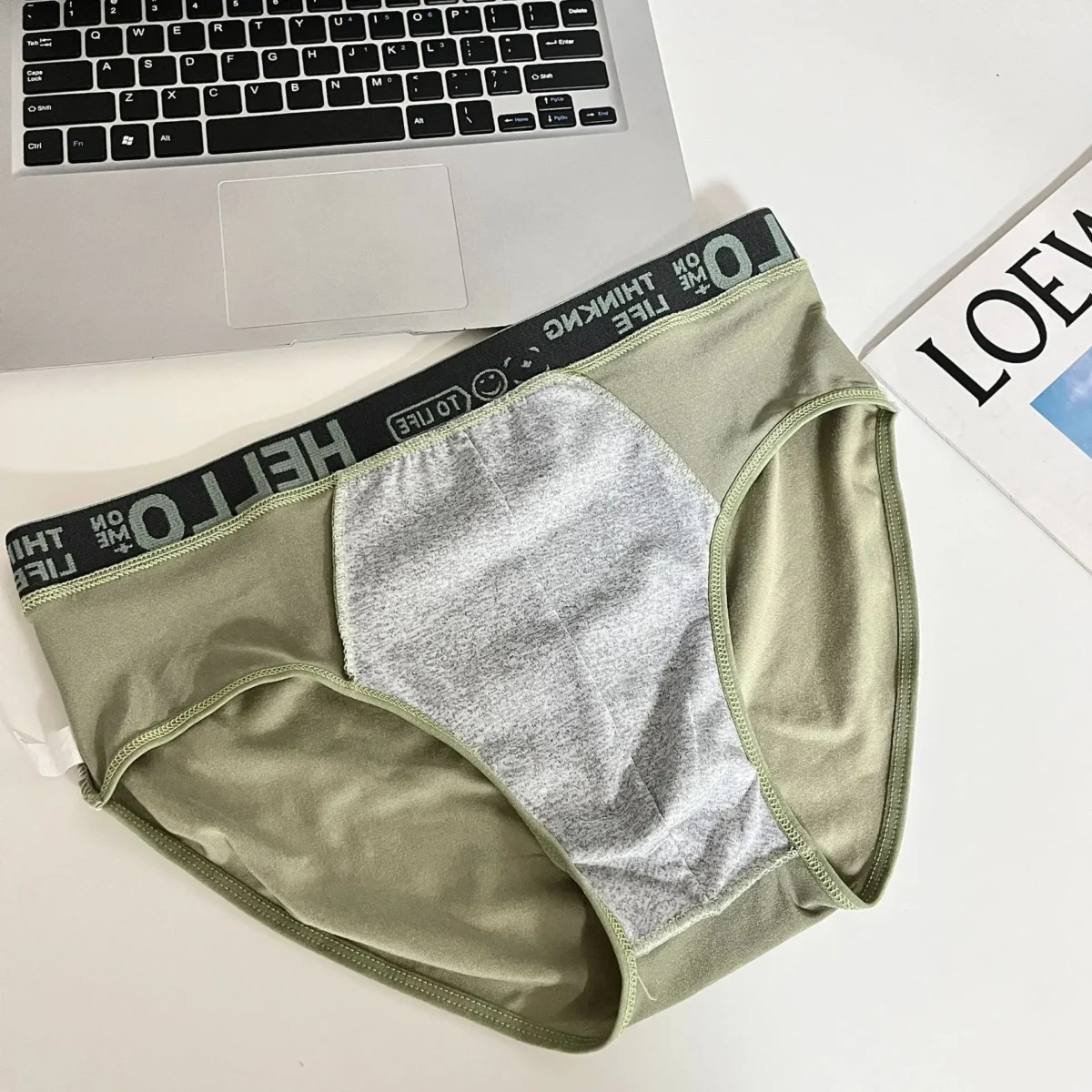 3Pcs Men's Underpants Breathable L-5XL Large Size Panties Briefs Men Underwears Soft Men Panties Sports Personality Boxers ﻿ - - Image 4