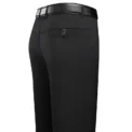 Mens Trousers Business Casual Pants Summer Autumn Dress Straight Pants Elastic Black Grey Loose Formal Pants - Image 2