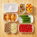 White Containers Fresh Box Kitchen Storage Refrigerator Food Storage Containers Kitchen Storage Food Sealed Kitchen Organizer - Image 5