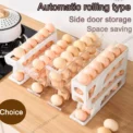 Household Automatic Rolling Egg Storage Box Kitchen Refrigerator Side Door Egg Preservation Rack 30 Egg Boxes 3layer Egg Storage - Image 2