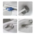 Silicone Toilet Brush With Holder Box Wall Mounted TPR Holder Set Household Artifact Bathroom Daily Cleaning Tools Accessories - Image 6