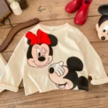 Trendy  Disney Children T-shirt Long-sleeved Tops Spring/autumn Clothing Kids Bottoming Shirt Cartoon Crewneck Girl Blouse - Image 5