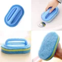 Cleaning Brush with Handle Kitchen Sponge Wipe Thickening Bathroom Tile Cleaning Sponge Household Stain Removal Clean Tools - Image 4