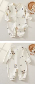 Baby Rompers for Girls Boys Bodysuit & One piece 100 Cotton Long Sleeve for Newborn Clothes Loungewear Set Outfit - Image 6