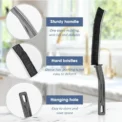 3Pcs Crevice Cleaning Brush Durable Car Kitchen Tile Grout Dead End Bristle Cleaning Brush Bedroom Floor Line Cleaning Brushes - Image 5