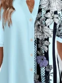 Women's Plus Size Shirt Summer Chic Elegant Shirt For Chubby Women's Fashion Shirt - Image 6